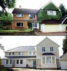 Has anyone changed the look of a modern house to more traditional windows etc
