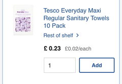 to think that girls shouldn't be missing school because their families can't afford sanitary products?