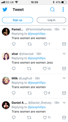 Labour MP Jess Phillips being attacked on Twitter for her reasonable approach to gender bill
