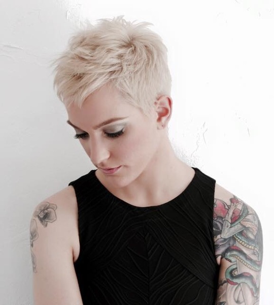 Head shave to go grey