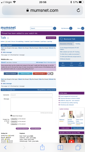 Mobile site