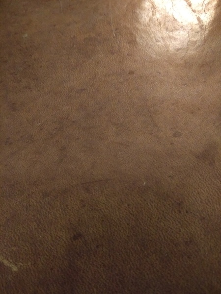 Leather sofa - looking flabby, needs stuffing - and how to clean?