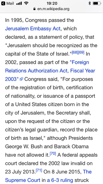 To think Trumps' Jerusalem decision will officially make America a danger to world peace?