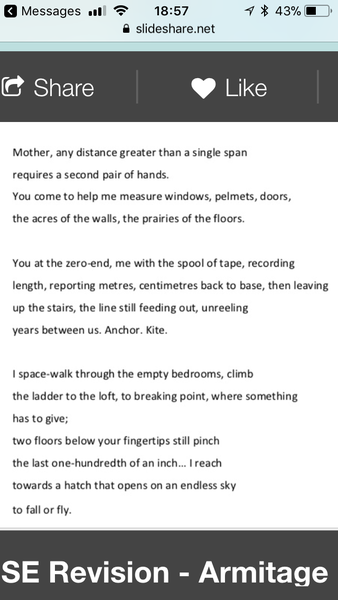To ask for your favourite poem