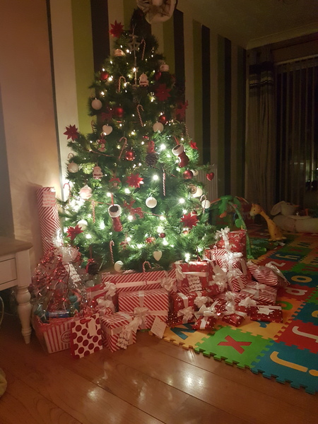 To want a peek at your tree?