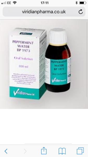 Post-section peppermint