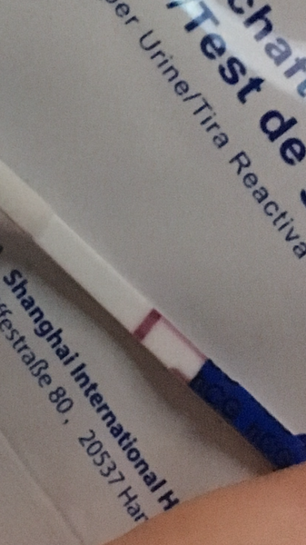 anyone had a p test look like this?