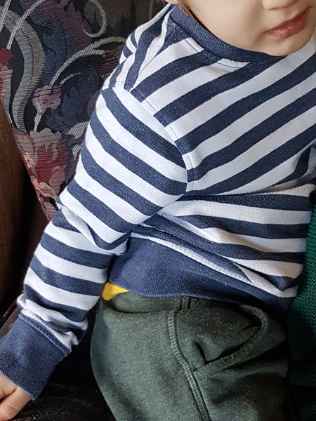 Mens striped sweater top?