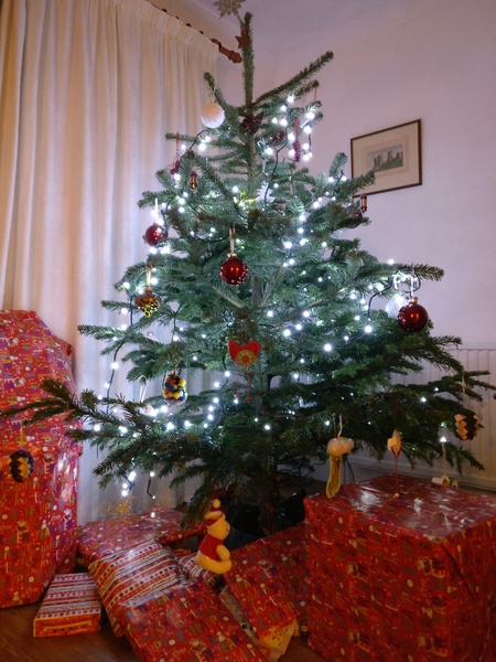 To want a peek at your tree?