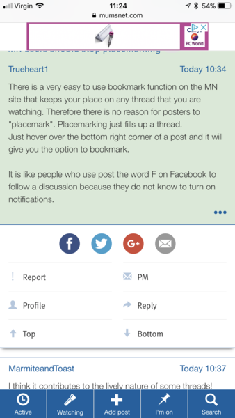 MN users should stop placemarking