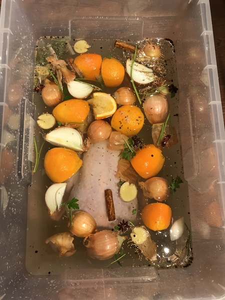 Nigella's  brined turkey