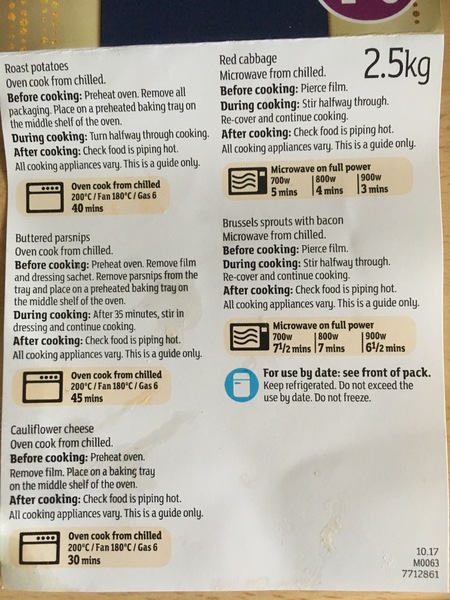 Help please with Sainsburys veg selection! Desperate!!!!