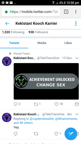 Level complete- change sex