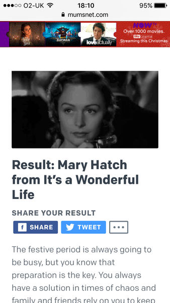 Which Christmas film character are you? Take our quiz and share with NOW TV - chance to win £300 NOW CLOSED