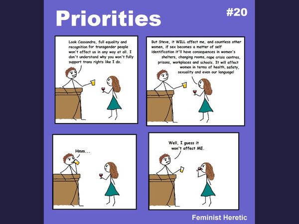 Feeling  sad & weary that feminists & trans women are constantly pitted against one another?