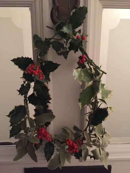 My homemade wreath - be brutally honest!