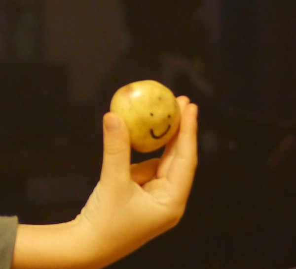 To give a gift-wrapped potato to DD on Christmas morning?