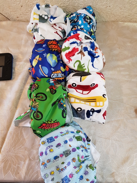 The cloth nappy pass on thread.