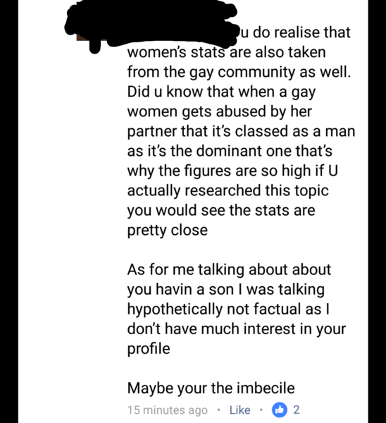Do men and women commit DV equally?