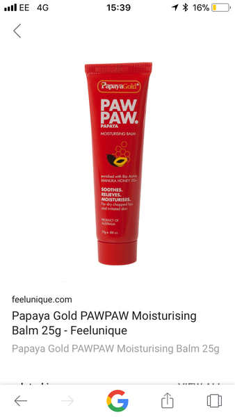 Any suggestions for something to soothe a face that is sore and reddened from the cold?