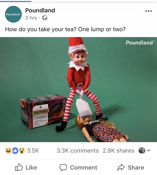 To think Poundland ad is not “genius” and is actually a bit I appropriate?
