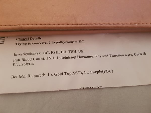 Hypothyroidism? Tests