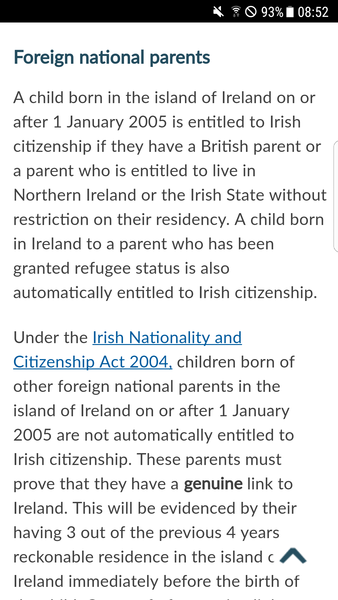 WIBU to move to Ireland to give birth