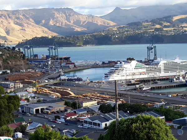 How can I find out when big container ships scheduled to dock at Southampton