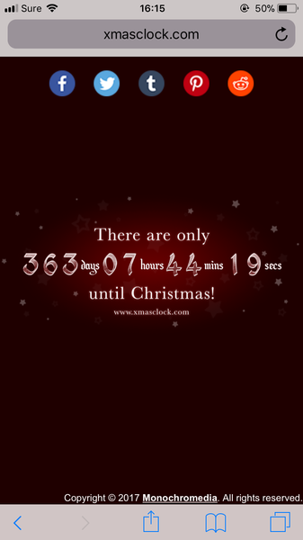 Come one come all. It’s countdown to Christmas 2018!