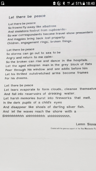 To ask for your favourite poem