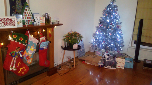 To want a peek at your tree?