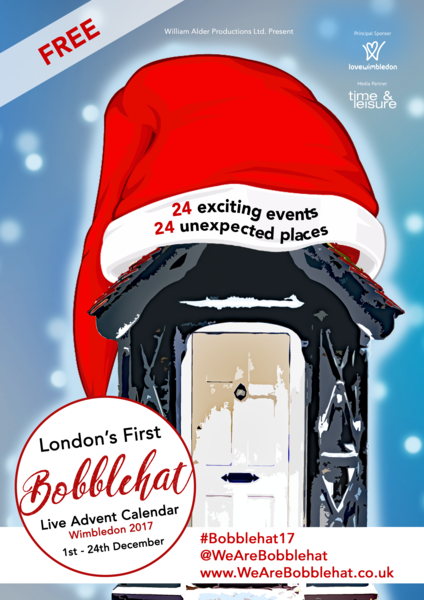 Time for the Bobblehat Live Wimbledon Advent Calendar to spread some Christmas cheer 1-24 December. Read our Q&A with William Alder (Artistic Director) and Matthew Seager (Creative Director).