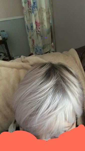 Head shave to go grey