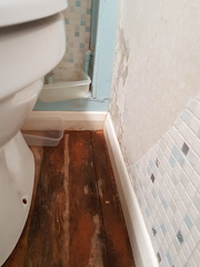 Leaking toilet tank