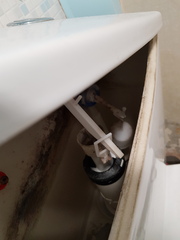 Leaking toilet tank