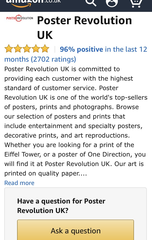 To not remove my negative feedback on amazon ?