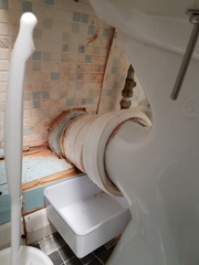 Leaking toilet tank
