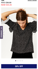 Zoe Ball's blouse on It Takes Two - now