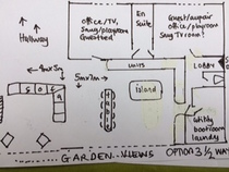 Kitchen aspect and layout - help please - pictures....
