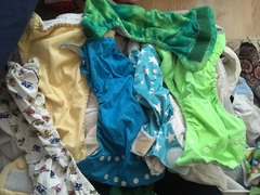 The cloth nappy pass on thread.