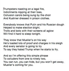 All we want for Christmas is an IMPEACHMENT!  Trump con't