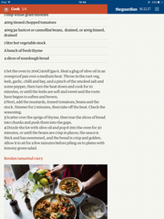 Anyone have yesterday’s Guardian food section?
