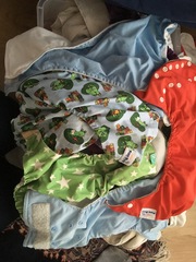 The cloth nappy pass on thread.
