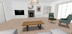Please help - layout and furniture arrangement for a long living room