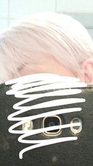 Head shave to go grey