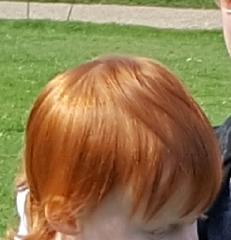 To be surprised by his colour?