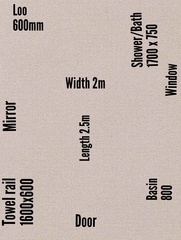 Please help me with my family bathroom! L-shaped shower bath or straight?