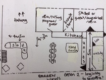 Kitchen aspect and layout - help please - pictures....