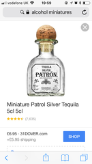 Quirky alcohol miniatures