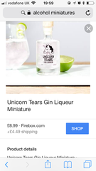Quirky alcohol miniatures